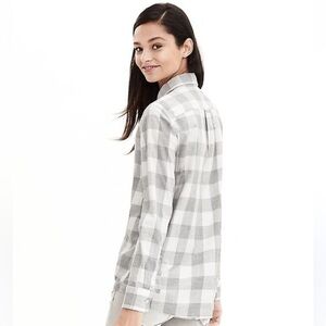 Gap Gray Buffalo Check Shirt